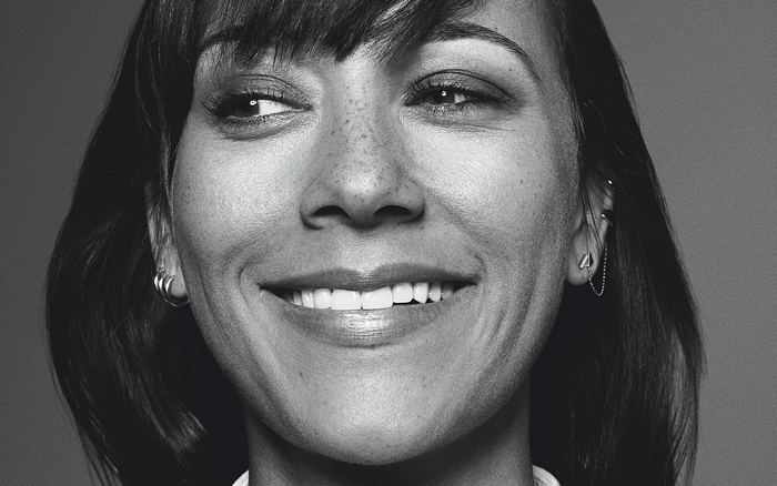Rashida Jones close-up portrait