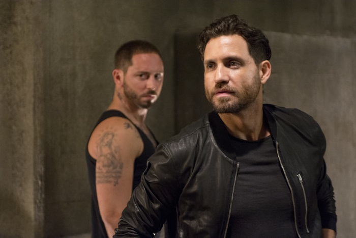 Edgar Ramírez in a black jacket