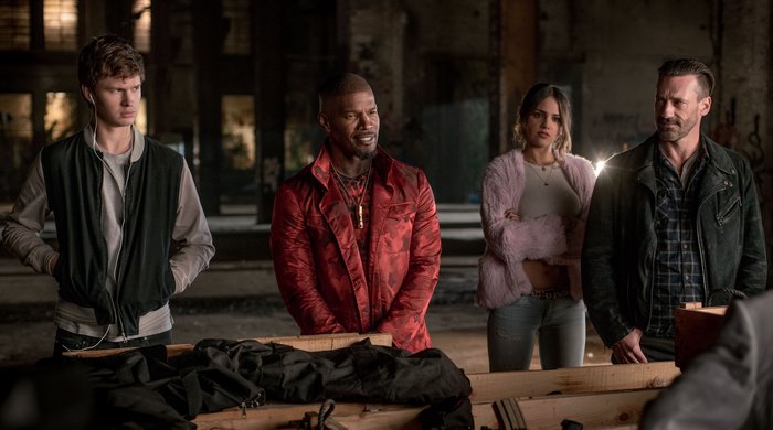 Baby Driver Ansel Elgort Jamie Foxx Eiza González Jon Hamm