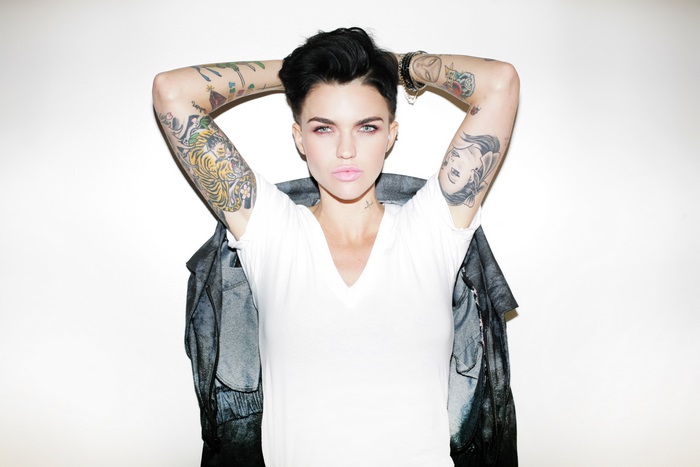 Ruby Rose with tattoos