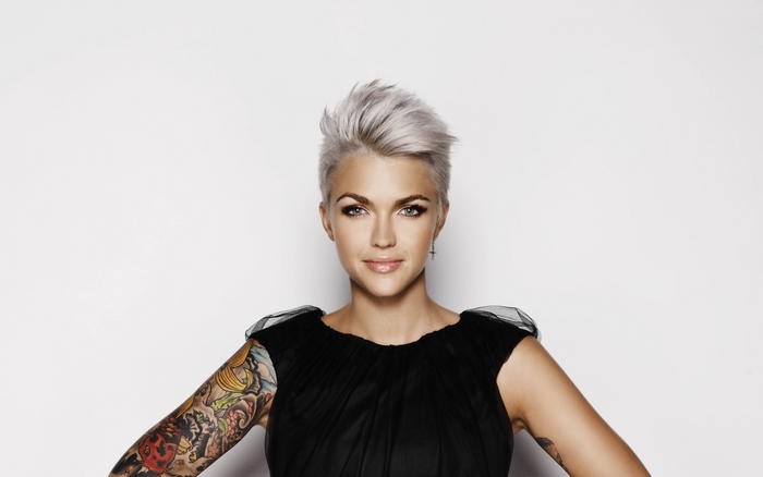Ruby Rose with Tattoos