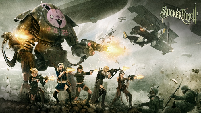 Sucker Punch: Giant Mech and Soldiers in Battle