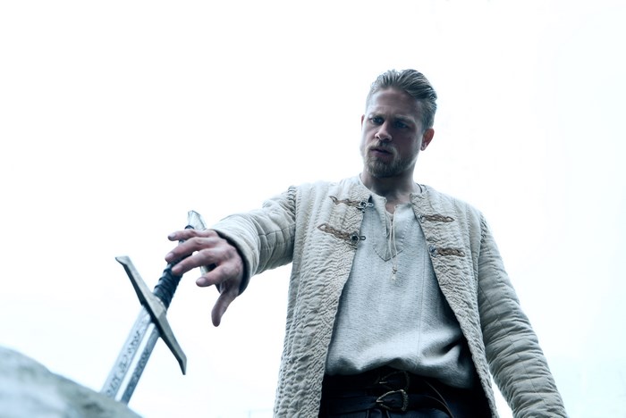 Charlie Hunnam as King Arthur in King Arthur: Legend of the Sword