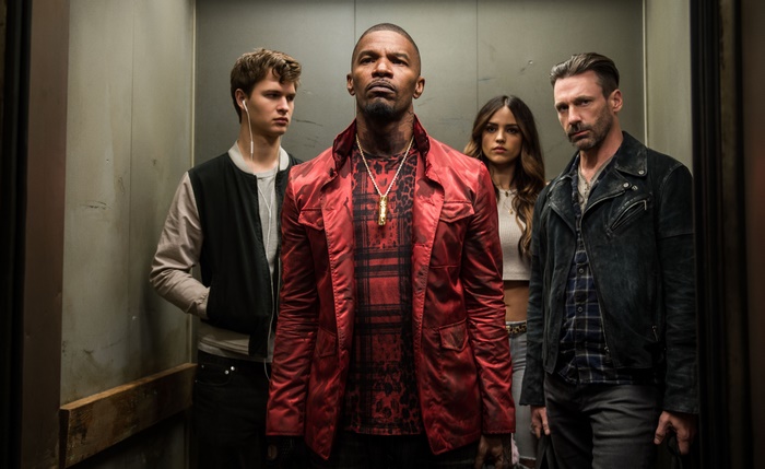 Baby Driver Jamie Foxx Eiza González Jon Hamm Ansel Elgort
