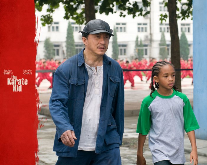Jackie Chan and Jaden Smith from The Karate Kid