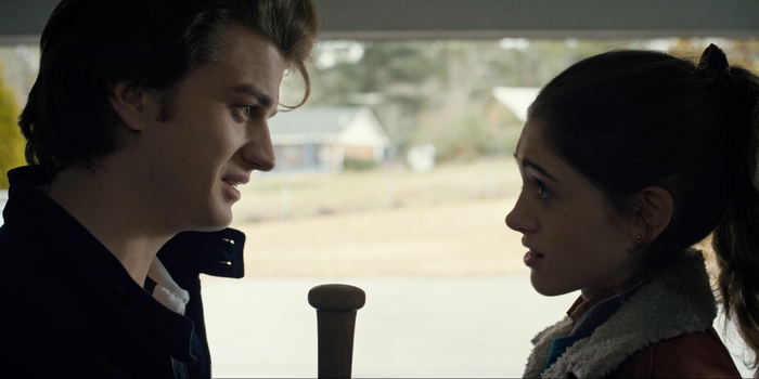 Steve and Nancy from Stranger Things