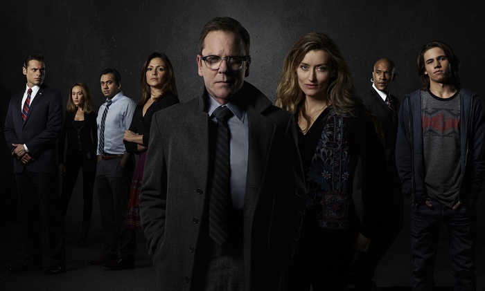 Natascha McElhone and cast from Designated Survivor