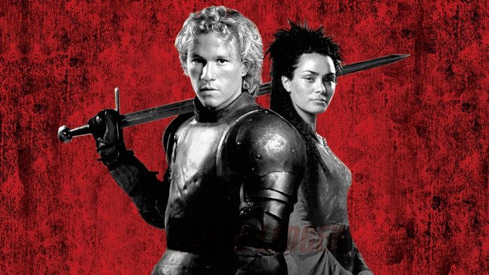Heath Ledger and Shannyn Sossamon in A Knight's Tale