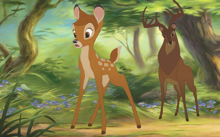 Bambi and Great Prince of the Forest