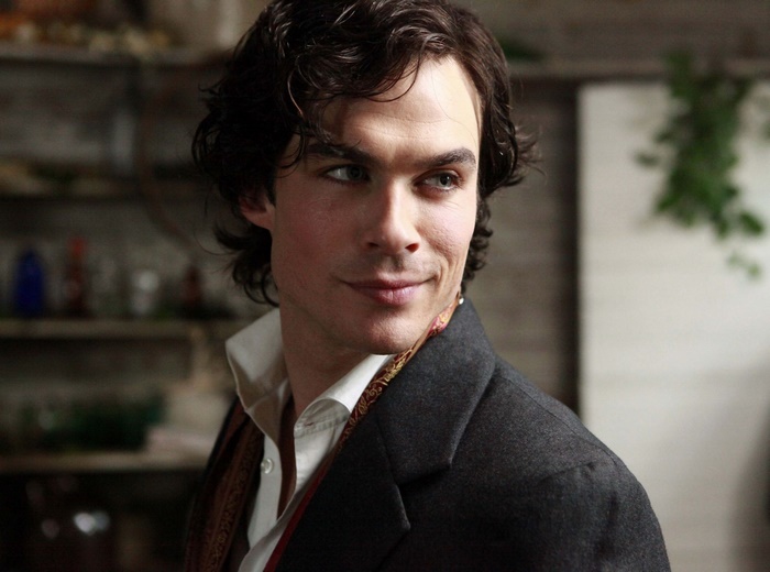 Ian Somerhalder in a dark suit