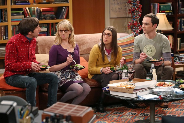 The Big Bang Theory: Sheldon, Amy, Bernadette, Howard