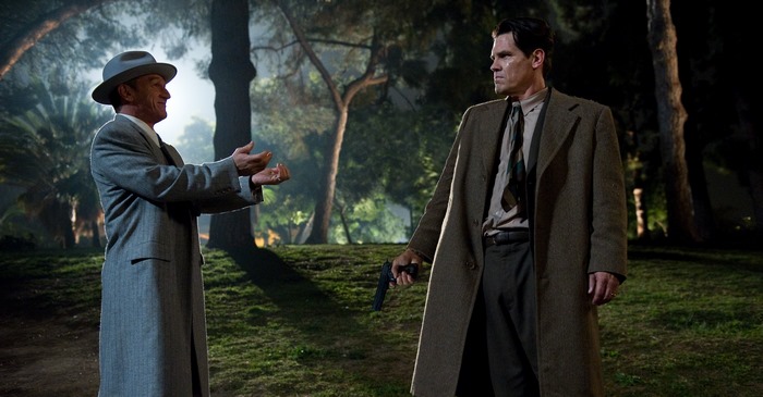 Sean Penn and Josh Brolin in Gangster Squad