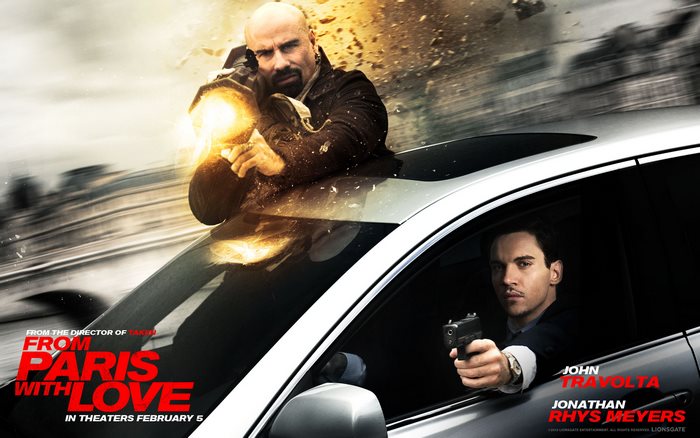 From Paris with Love John Travolta Jonathan Rhys Meyers