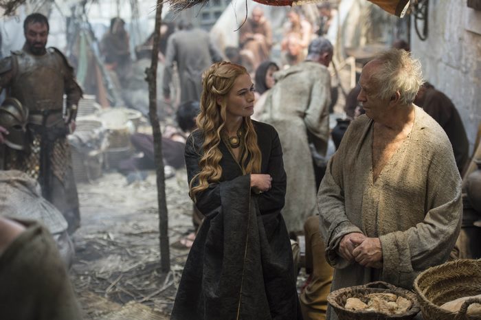 Cersei Lannister and High Sparrow from Game of Thrones