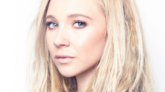 Juno Temple close-up portrait