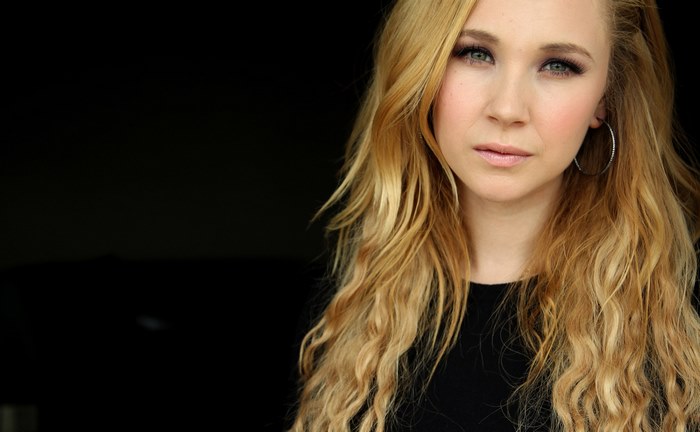 Juno Temple close-up portrait