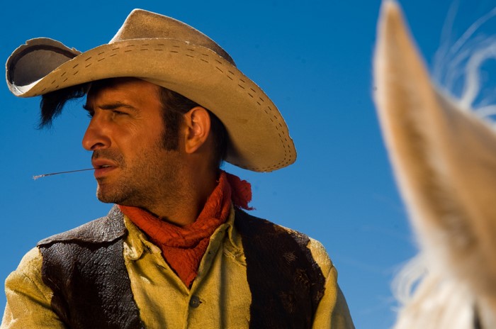 Jean Dujardin as a cowboy
