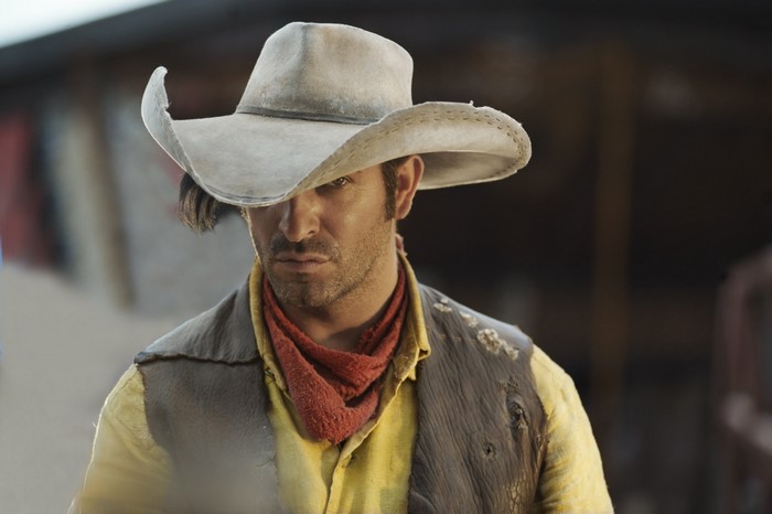 Jean Dujardin as a cowboy