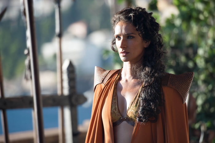 Indira Varma in costume