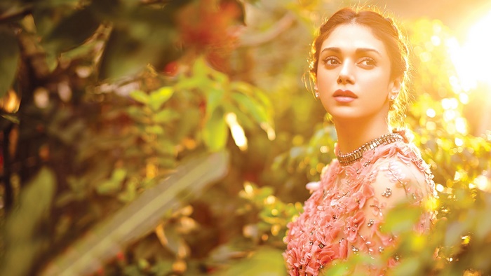 Aditi Rao Hydari in a pink dress