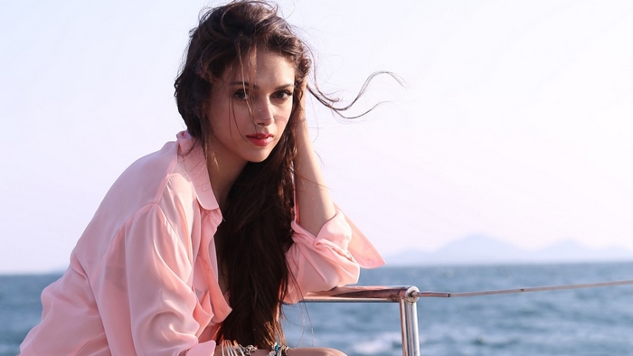 Aditi Rao Hydari on a boat