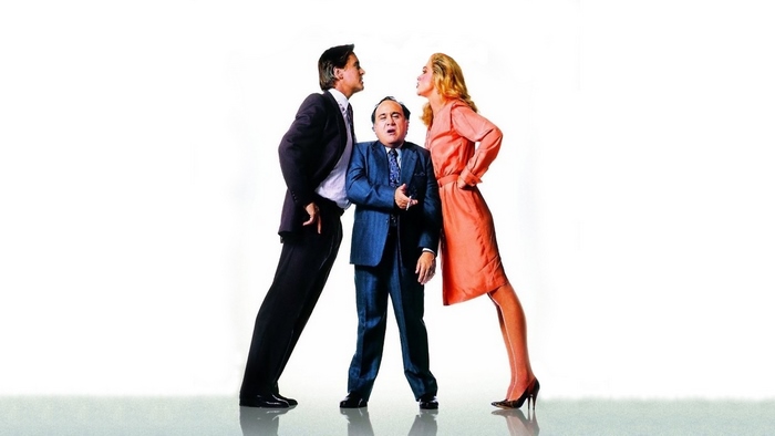 Michael Douglas and Kathleen Turner with Danny DeVito
