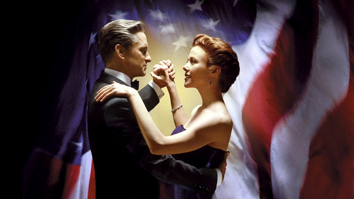 Michael Douglas and Nicole Kidman dancing