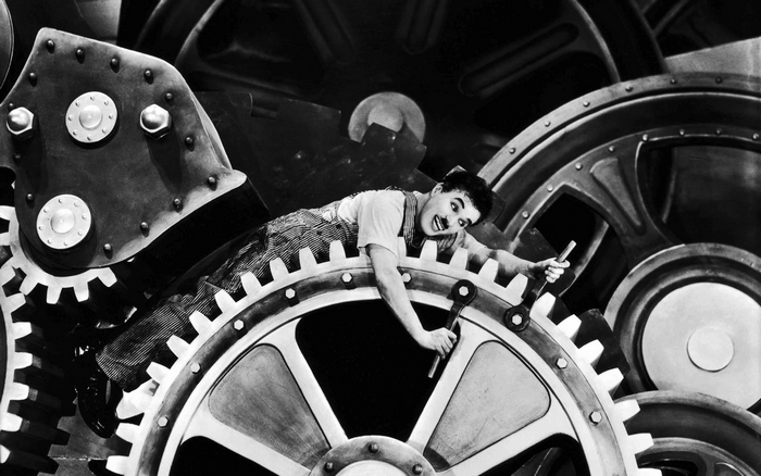 Charlie Chaplin in Modern Times