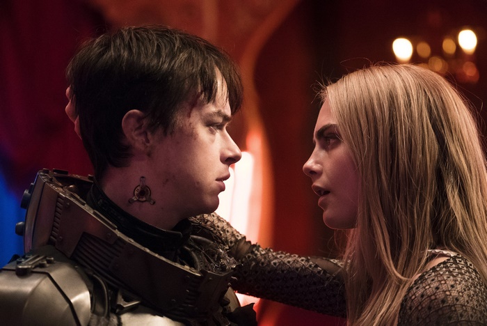 Dane DeHaan and Cara Delevingne in Valerian