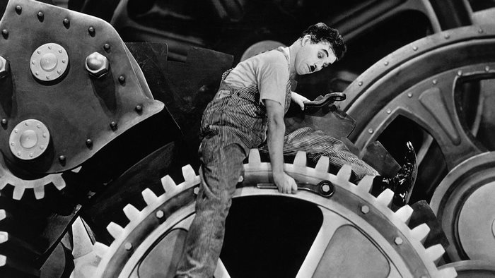 Charlie Chaplin in Modern Times