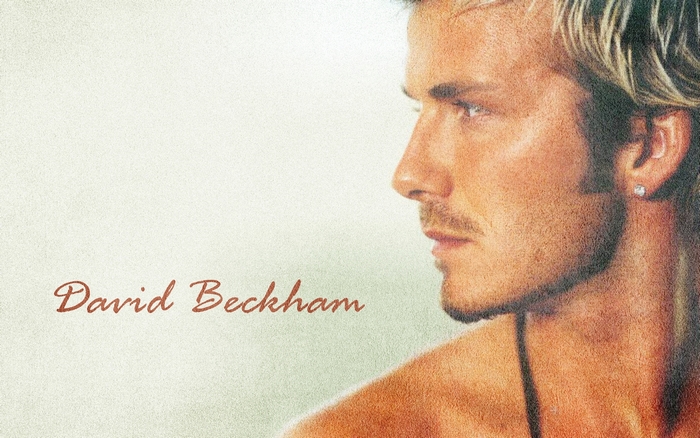 David Beckham portrait