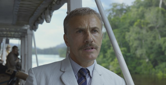 Christoph Waltz on a Boat