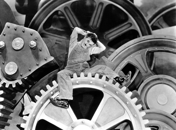 Charlie Chaplin in Modern Times