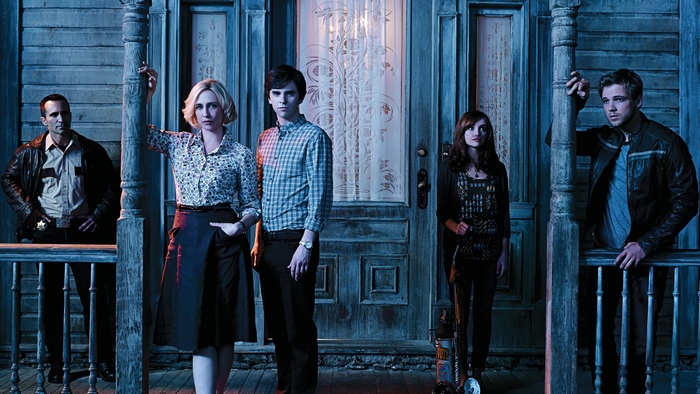 Norma Bates and Norman Bates from Bates Motel
