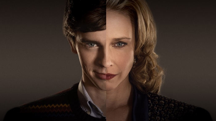 Freddie Highmore split face portrait