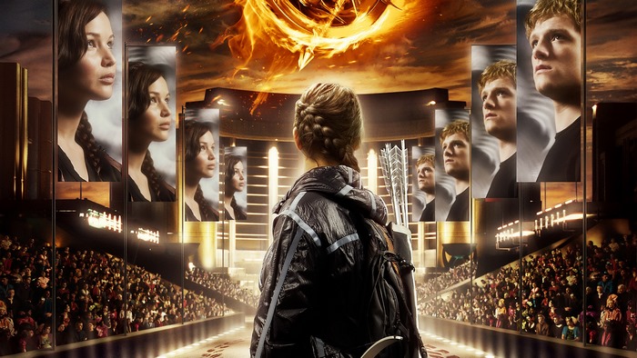 Katniss Everdeen and Peeta Mellark from The Hunger Games