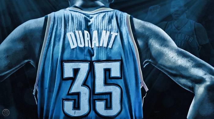 Kevin Durant Oklahoma City Thunder Jersey