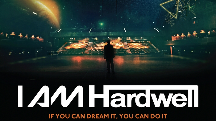 I AM Hardwell concert with motivational quote