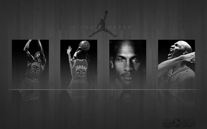 Michael Jordan playing basketball