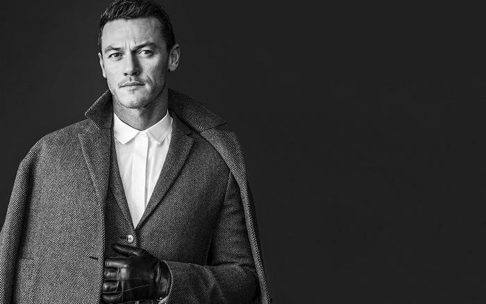 Luke Evans in a Coat