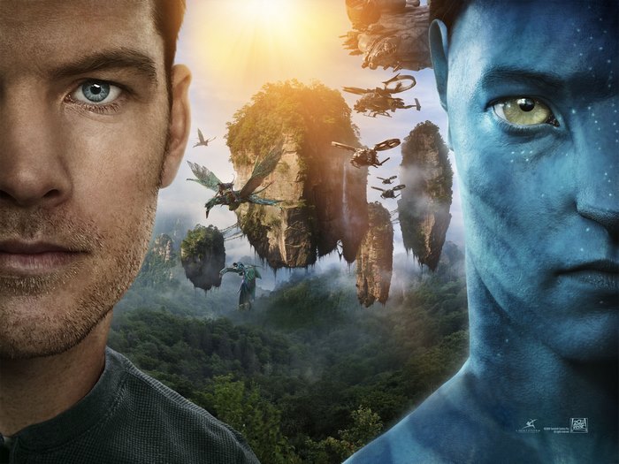 Avatar Jake Sully and Na'vi