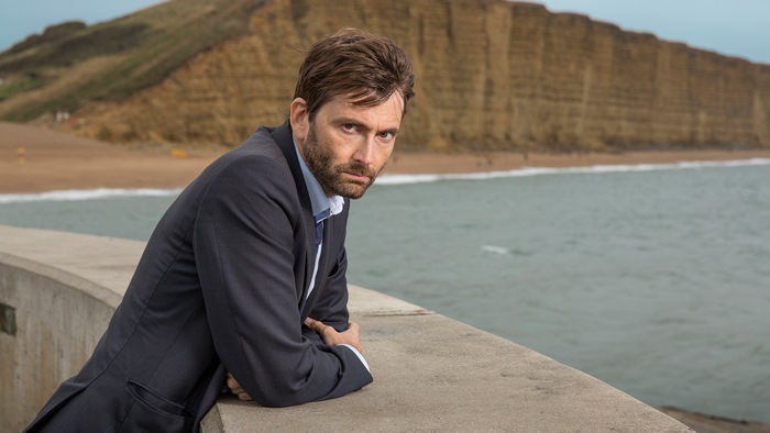 David Tennant on a Coastal Cliff