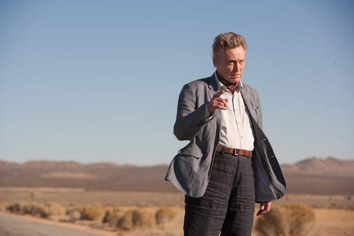 Christopher Walken in desert landscape