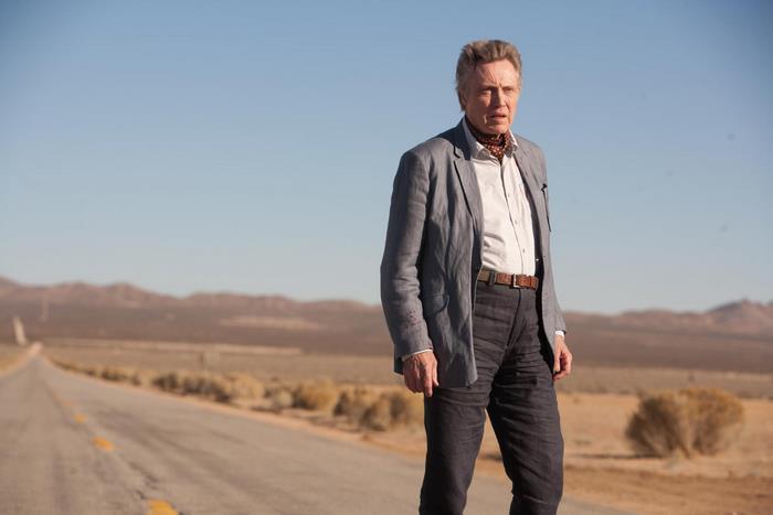 Christopher Walken in a desert landscape