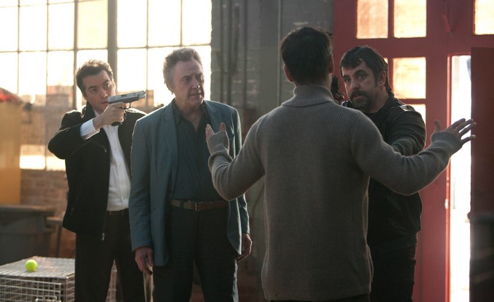 Christopher Walken and men with guns