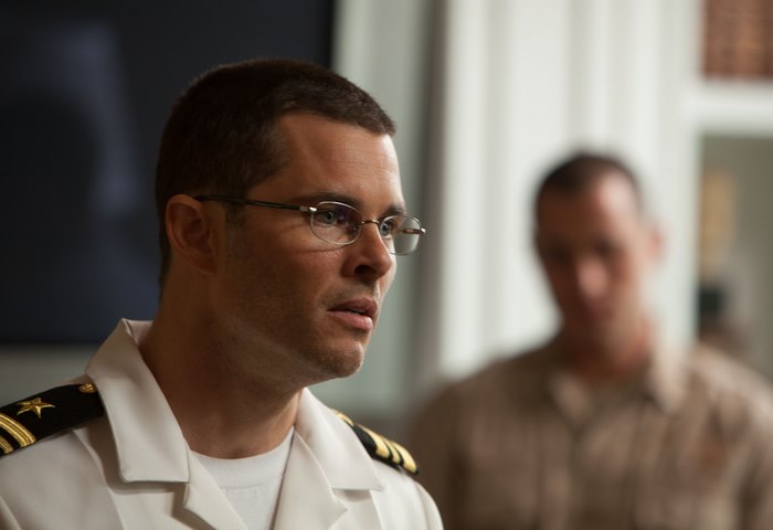 James Marsden in uniform