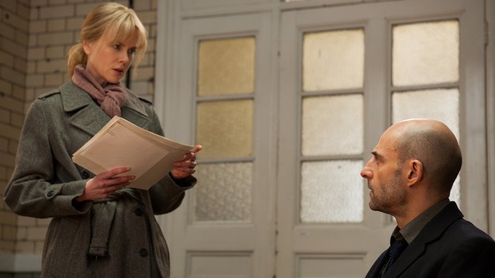 Nicole Kidman and Mark Strong in a scene