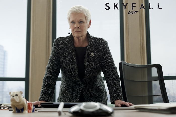 M from Skyfall starring Judi Dench