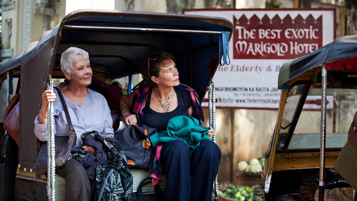 Judi Dench and Maggie Smith in The Best Exotic Marigold Hotel