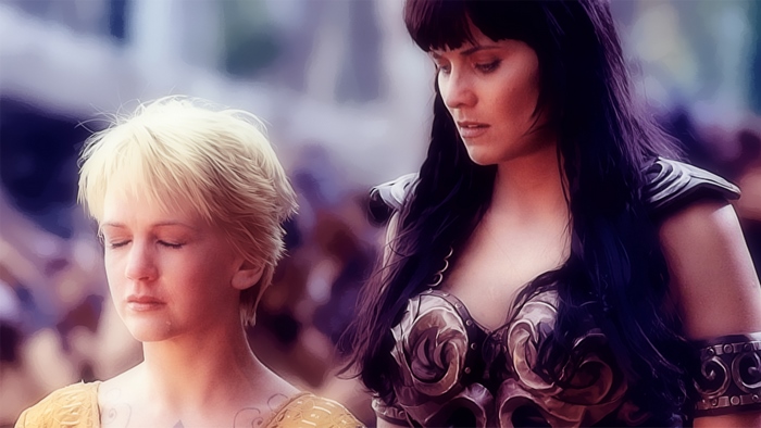 Xena and Gabrielle from Xena: Warrior Princess